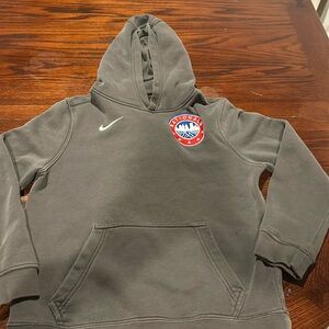 Boys nike hoodie with nationals logo embroidered.